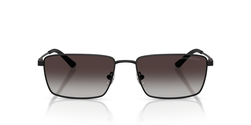 Emporio Armani EA2169 in Matte Black / Grey Gradient (30018G) - Back View