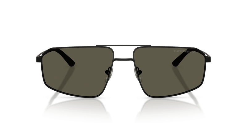 Emporio Armani EA2173 in Matte Black / Dark Grey (300187) - Back View