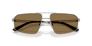 Brushed Matte Gunmetal / Dark Brown (303273)
