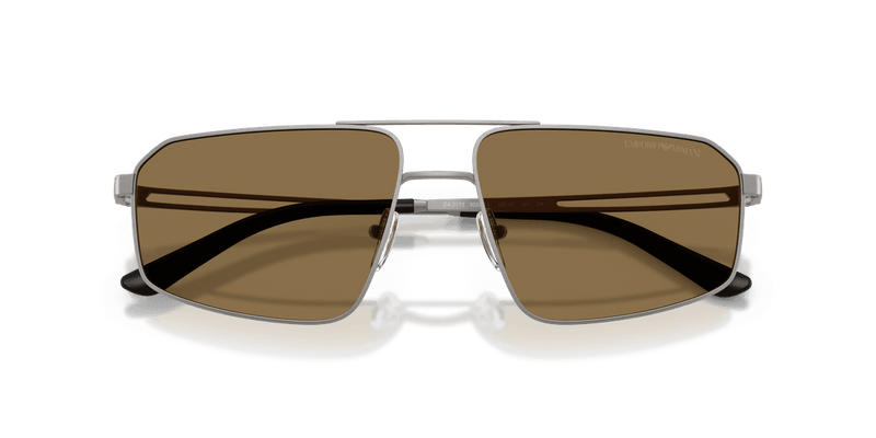 Emporio Armani EA2173 in Brushed Matte Gunmetal / Dark Brown (303273) - Alternate View
