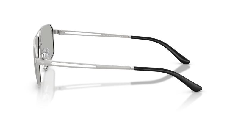 Emporio Armani EA2173 in Matte Silver / Clear Mirror Silver (30458V) - Alternate View