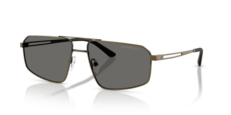 Emporio Armani EA2173 in Brushed Antique Gold / Grey (327087) - Alternate View