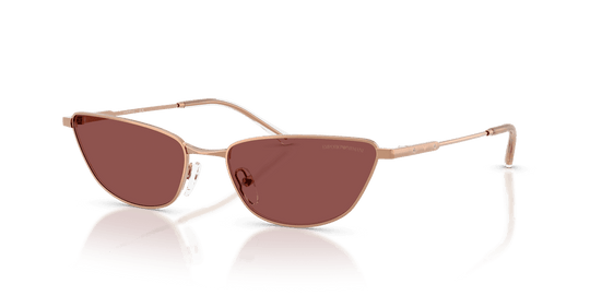 Emporio Armani EA2174B - Shiny Rose Gold / Dark Violet (301175)