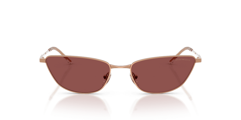 Emporio Armani EA2174B in Shiny Rose Gold / Dark Violet (301175) - Back View