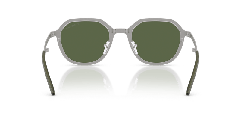 Emporio Armani EA2176 in Matte Silver / Dark Green - Alternate View