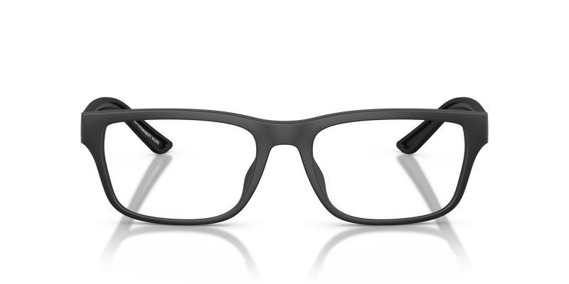 Emporio Armani EA3276U in Rubberized Matte Black (5001) - Back View