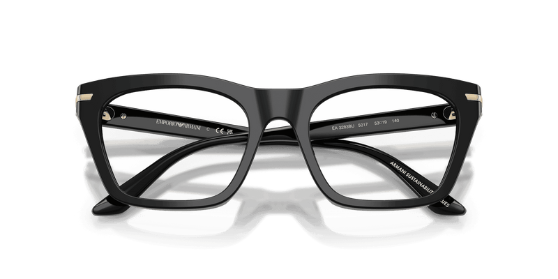 Emporio Armani EA3283BU in Shiny Black (5017) - Alternate View