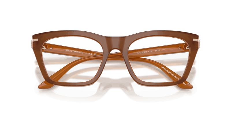 Emporio Armani EA3283BU in Tobacco (6376) - Side View