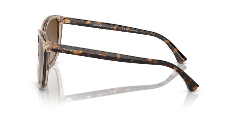 Emporio Armani EA4060 in Transparent Tundra / Gradient Brown Polarized - Alternate View