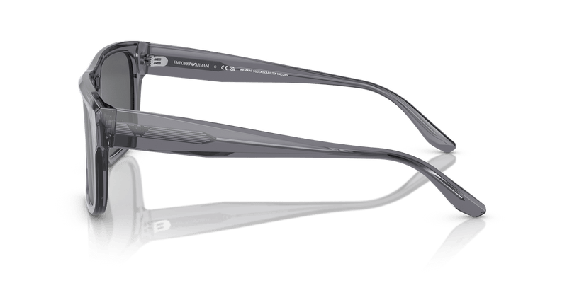 Emporio Armani EA4197 in Transparent Grey / Dark Grey - Alternate View