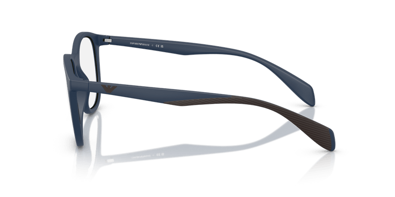 Emporio Armani EA4211 in Matte Blue / Clear (61851W) - Side View