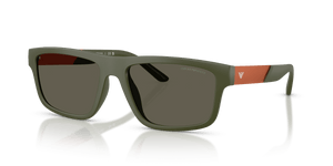 Matte Green / Dark Brown