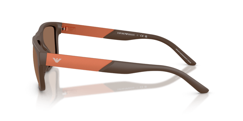 Emporio Armani EA4244U in Matte Brown / Dark Brown - Alternate View