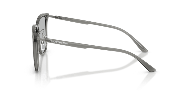 Emporio Armani EA4255D in Shiny Transparent Grey / Light Grey - Alternate View