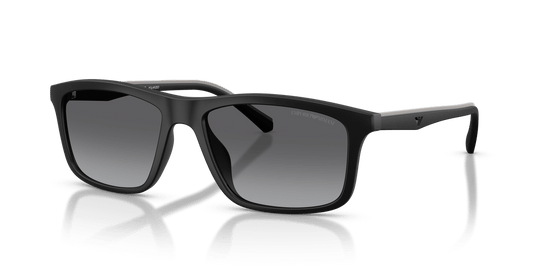 Emporio Armani EA4257U - Matte Black / Grey Gradient Polarized