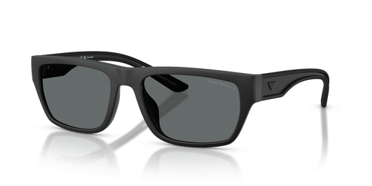 Emporio Armani EA4267U - Rubberized Matte Black / Dark Grey Polarized (500181)