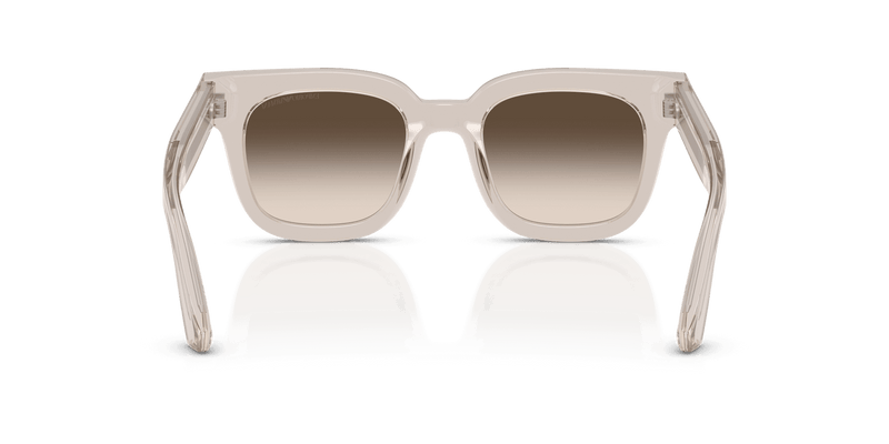 Emporio Armani EA4271F in Shiny Transparent Tundra / Light Brown Gradient Grey (63630A) - Alternate View