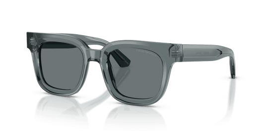 Emporio Armani EA4271F - Shiny Transparent Grey / Dark Blue (636480)