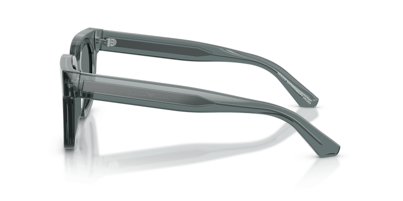 Emporio Armani EA4271F in Shiny Transparent Grey / Dark Blue (636480) - Temple Detail