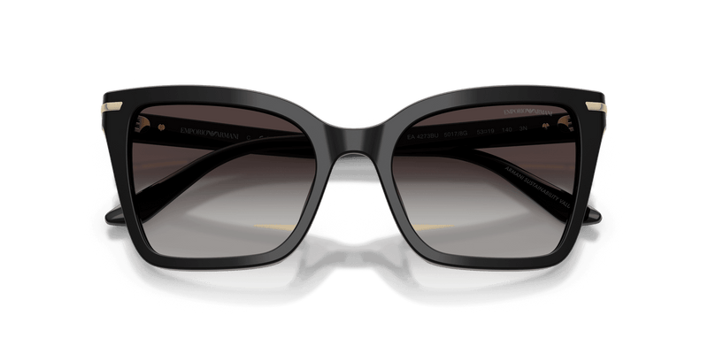 Emporio Armani EA4273BU in Shiny Black / Grey Gradient (50178G) - Alternate View