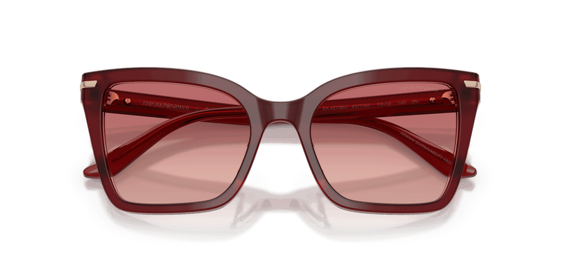 Emporio Armani EA4273BU in Shiny Bordeaux / Pink Gradient Red (6377A5) - Alternate View