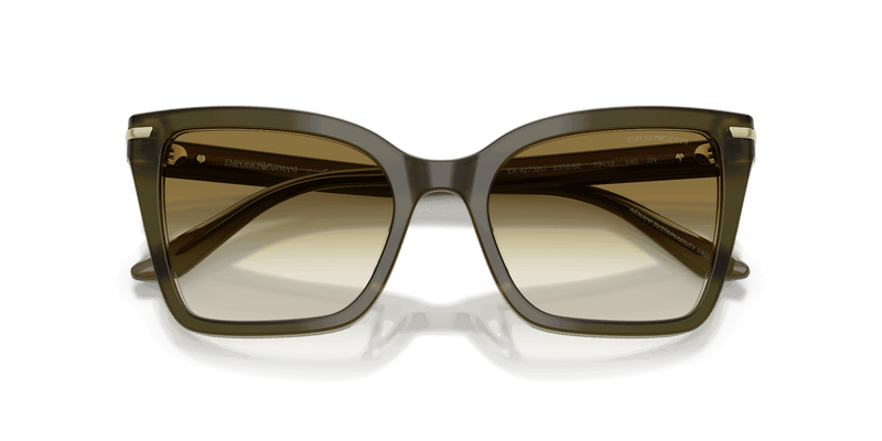 Emporio Armani EA4273BU in Shiny Dark Green / Clear Gradient Dark Green (63788E) - Alternate View