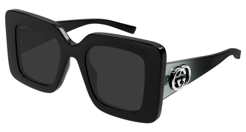 Gucci GG2025S in Black (001) - Front View