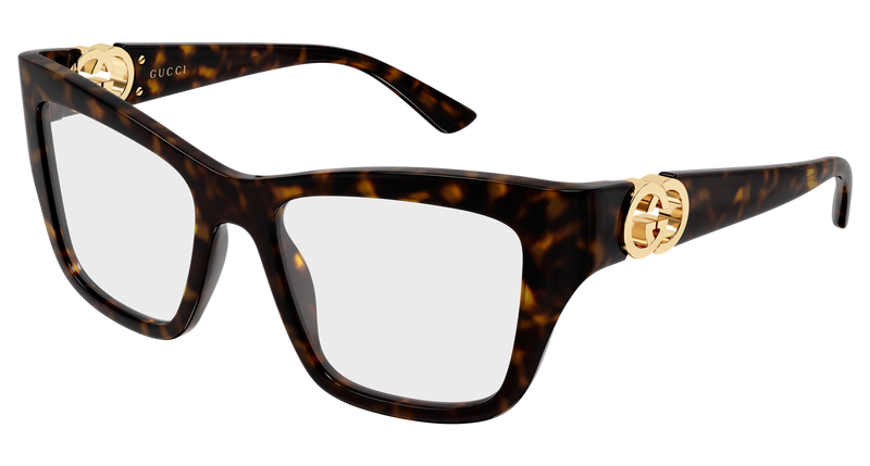 Gucci GG2124O in Black (002) - Temple Detail