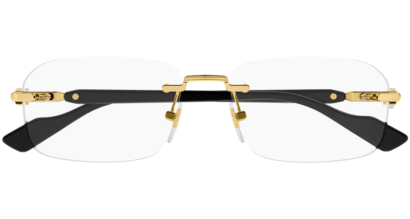 Gucci GG1221O Eyeglasses in Gold (001) - Side View