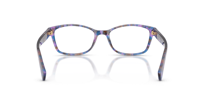 Coach HC6065 in Purple Confetti Tortoise / Demo Lens - Back View