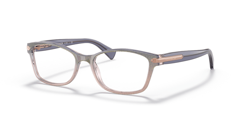 Coach HC6065 in Shimmer Violet Peach Gradient / Demo Lens - Alternate View