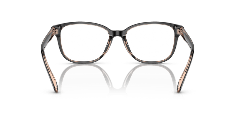 Coach HC6224U in Black/Transparent Blush / Demo Lens - Back View