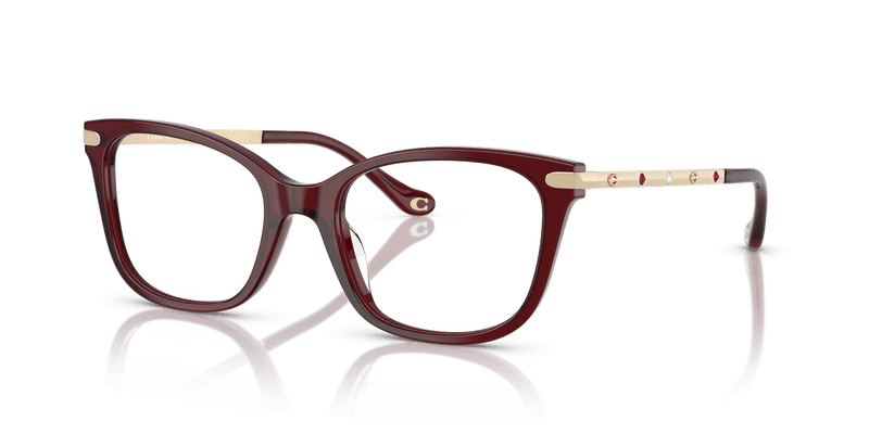Coach HC6261BU in Milky Burgundy / Demo Lens - Alternate View
