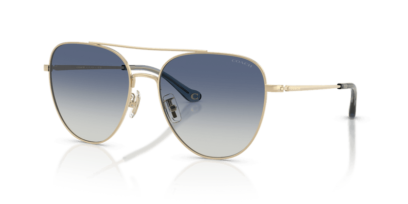 Shiny Light Gold / Blue Gradient (90054L)