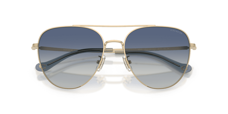 Shiny Light Gold / Blue Gradient (90054L)-swatch