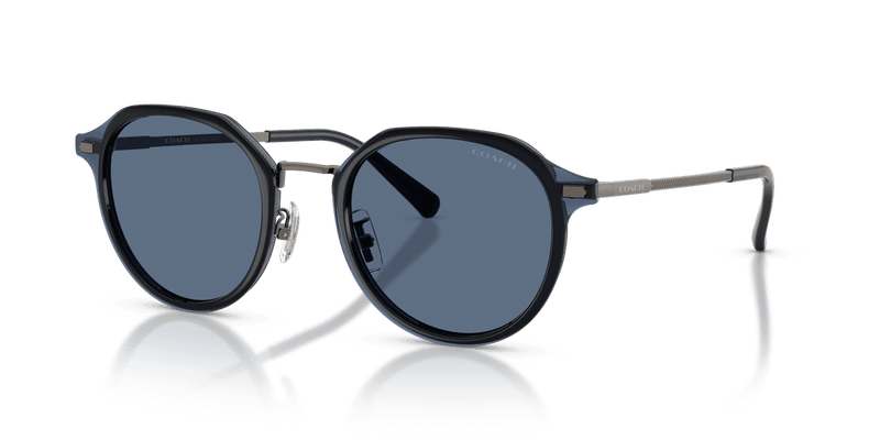 Satin Gunmetal / Blue Solid (947380)