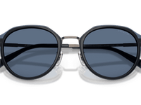 Satin Gunmetal / Blue Solid (947380)