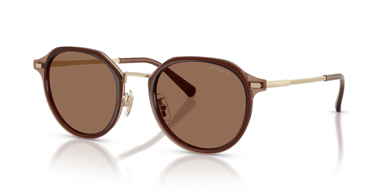 Satin Light Gold / Brown Solid (947473)