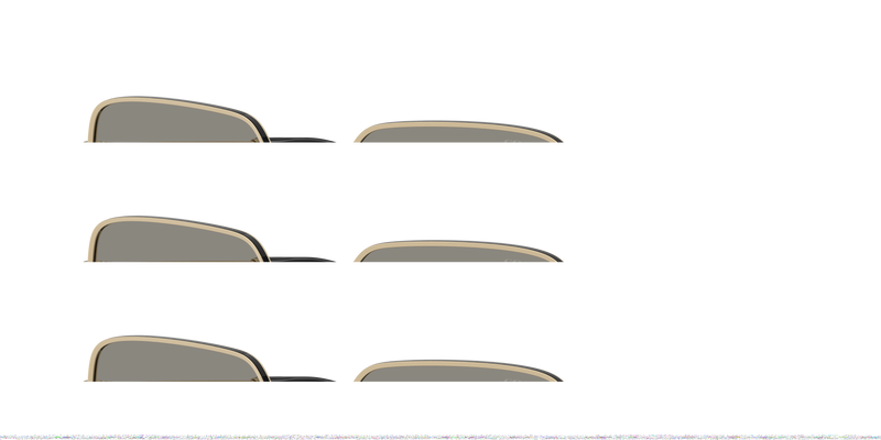 Shiny Light Gold/Black / Grey Gradient (94643C)