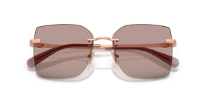 Shiny Rose Gold / Purple Solid (94077N)