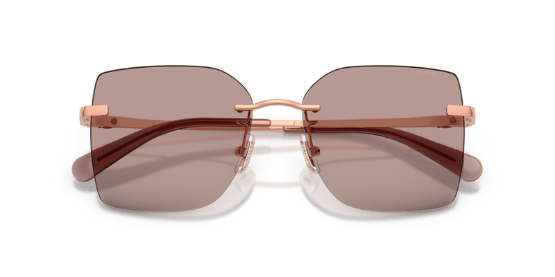 Coach CDP45 HC7193D in Shiny Rose Gold / Purple Solid (94077N) - Alternate View