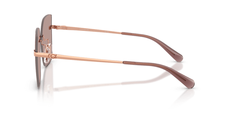 Coach CDP45 HC7193D in Shiny Rose Gold / Purple Solid (94077N) - Alternate View
