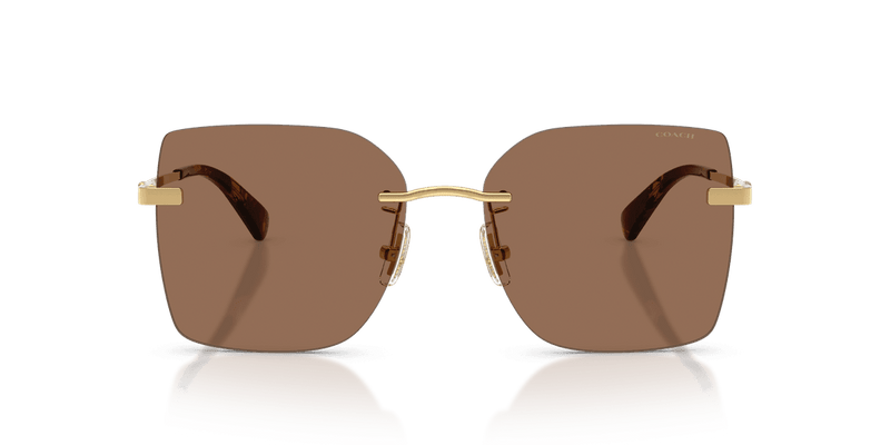 Coach CDP45 HC7193D in Shiny Gold / Brown Solid (944113) - Alternate View