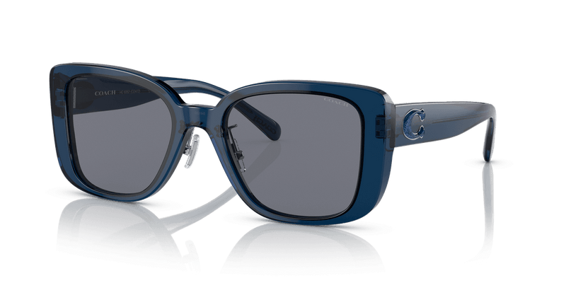 Transparent Blue / Blue Solid (571480)