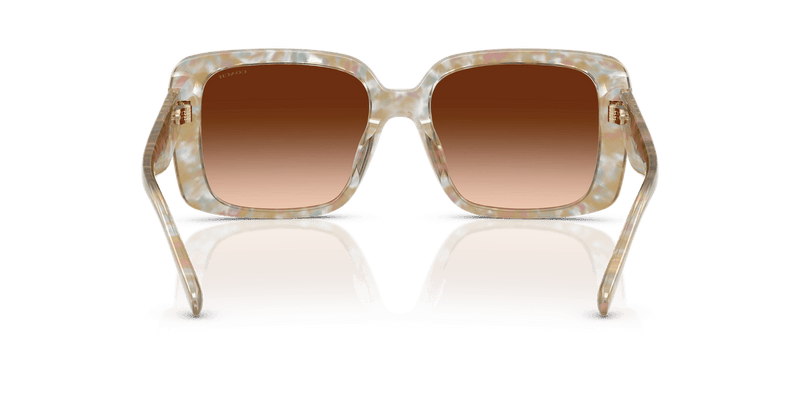 Coach CAD54 HC8424U in Pearlized Brown Watercolor / Brown Gradient - Alternate View