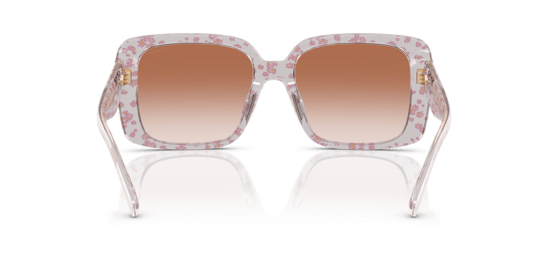 Coach CAD54 HC8424U in Transparent Pink Floral Print / Pink Gradient - Back View