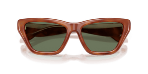 Caramel Tortoise / Green Solid (577482)