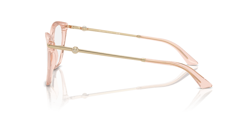 Jimmy Choo JC3007HB in Transparent Pink / Demo Lens - Side View