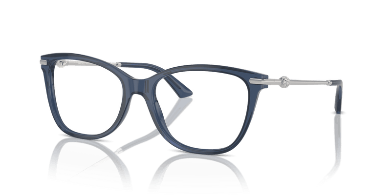 Jimmy Choo JC3007HB in Transparent Blue / Demo Lens - Alternate View