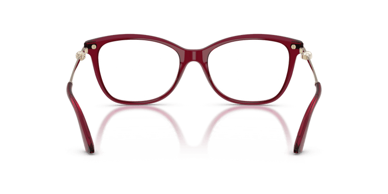Jimmy Choo JC3007HB in Transparent Red / Demo Lens - Alternate View